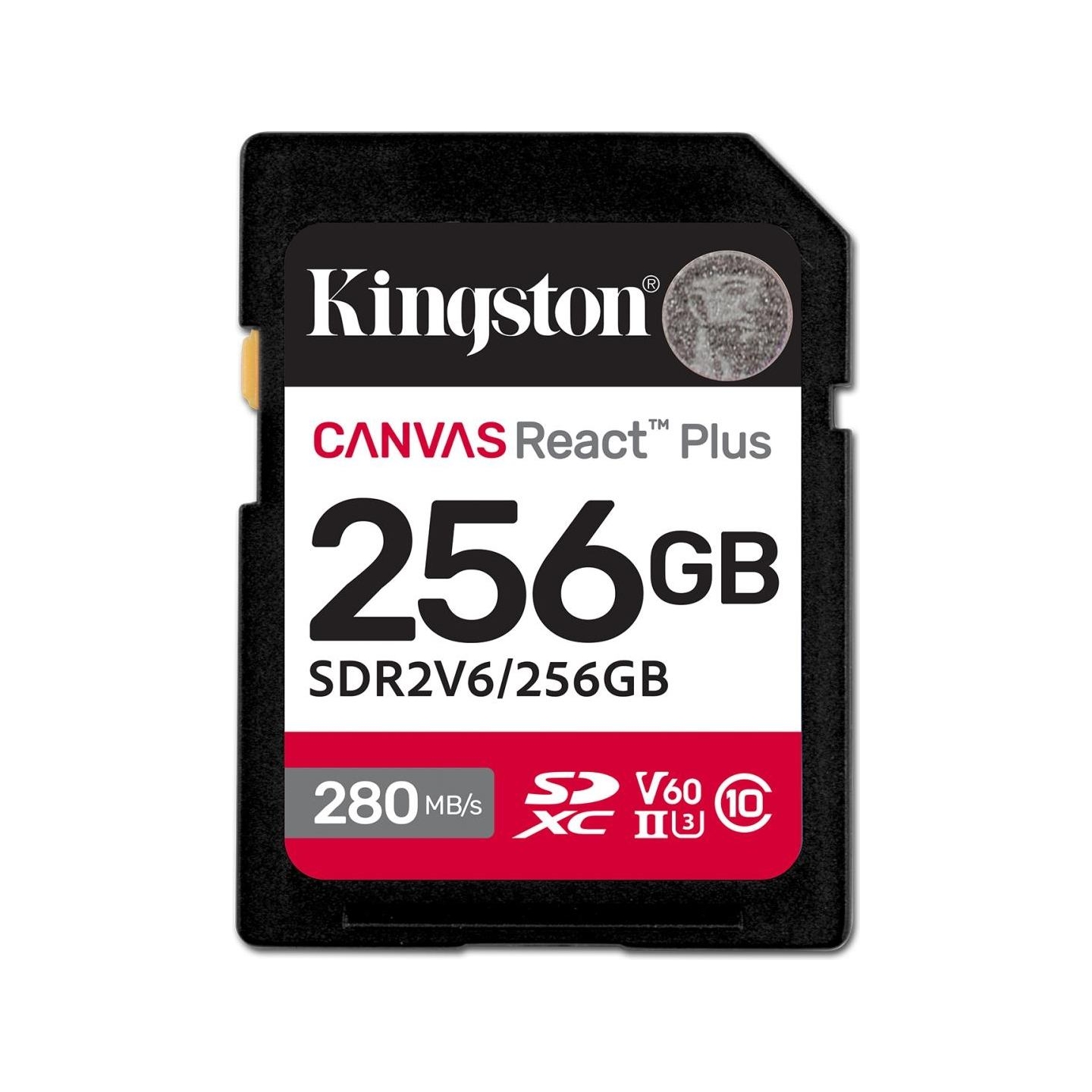 Kingston 256GB Canvas React Plus SDXC