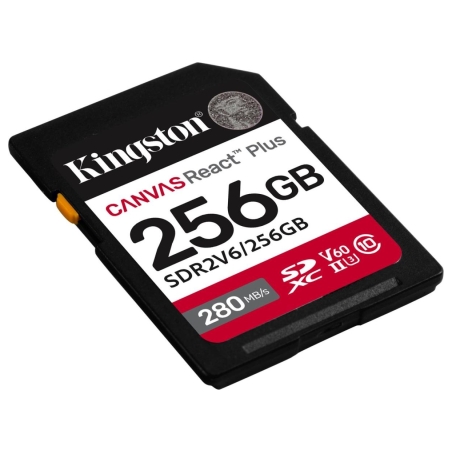 Kingston 256GB Canvas React Plus SDXC