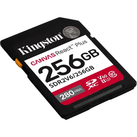 Kingston 256GB Canvas React Plus SDXC
