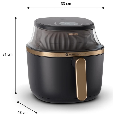 Philips Airfryer | NA332/00 3000 Series | Power 1700 W | Capacity 6.2 L