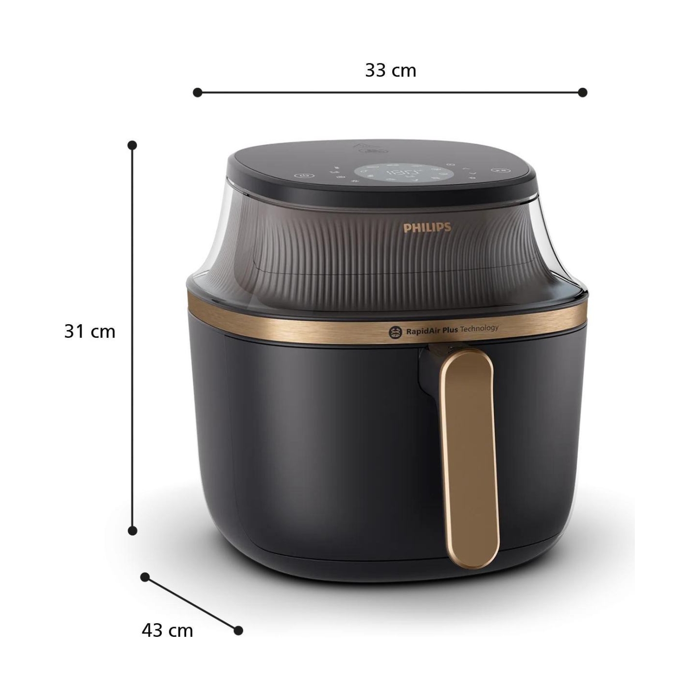 Philips Airfryer | NA332/00 3000 Series | Power 1700 W | Capacity 6.2 L