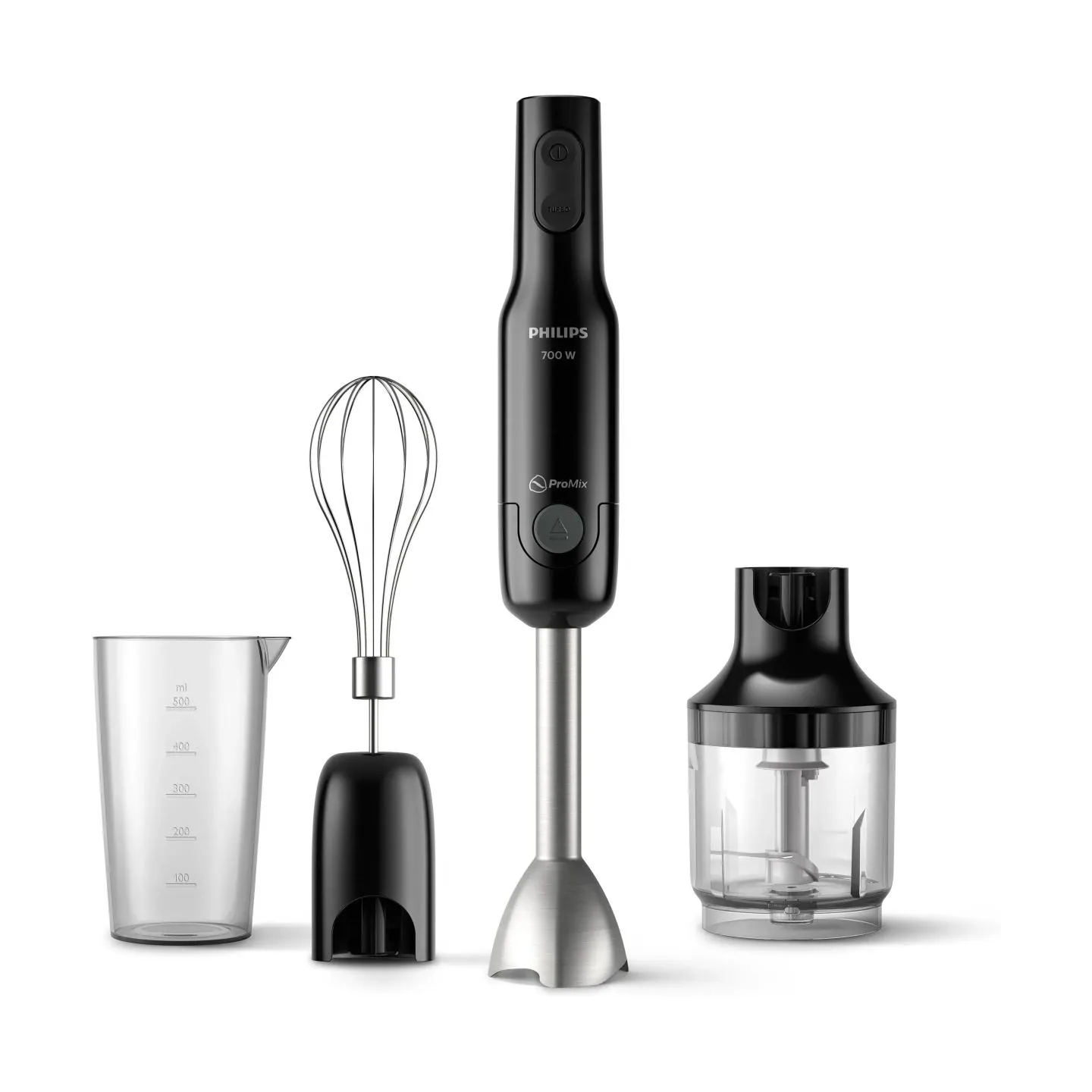 Philips | Hand Blender | Daily Collection ProMix HR2543/90 | Hand Blender | 700 W | Number of speeds 2 | Turbo mode | Black