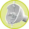 Philips | Hand Blender | Daily Collection ProMix HR2543/90 | Hand Blender | 700 W | Number of speeds 2 | Turbo mode | Black