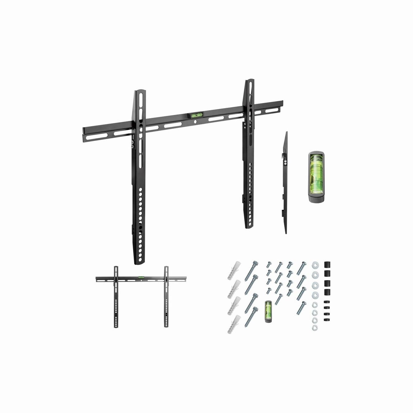 Gembird | Wall mount | WM-70F-02 | Fixed | 37-70 " | Black