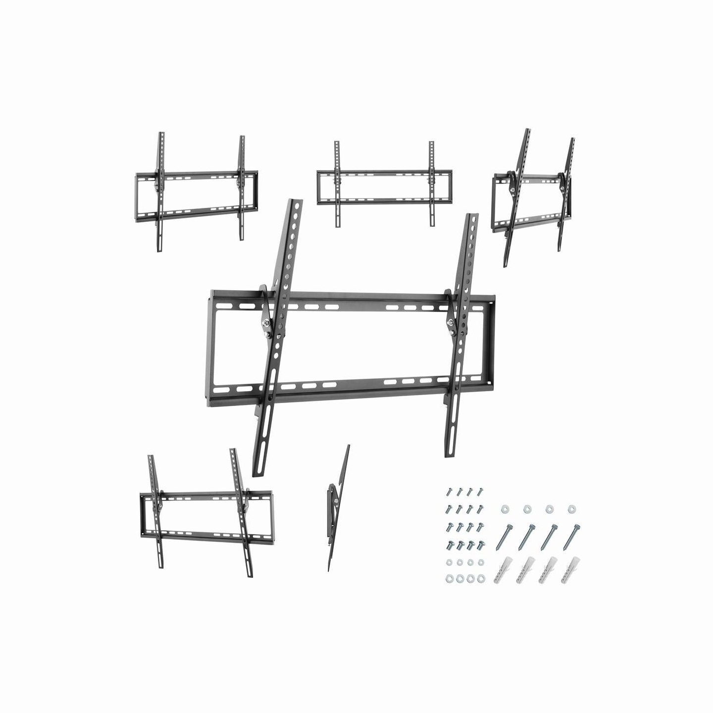 Gembird | Wall mount | WM-70T-03 | Tilt | 37-70 " | Black