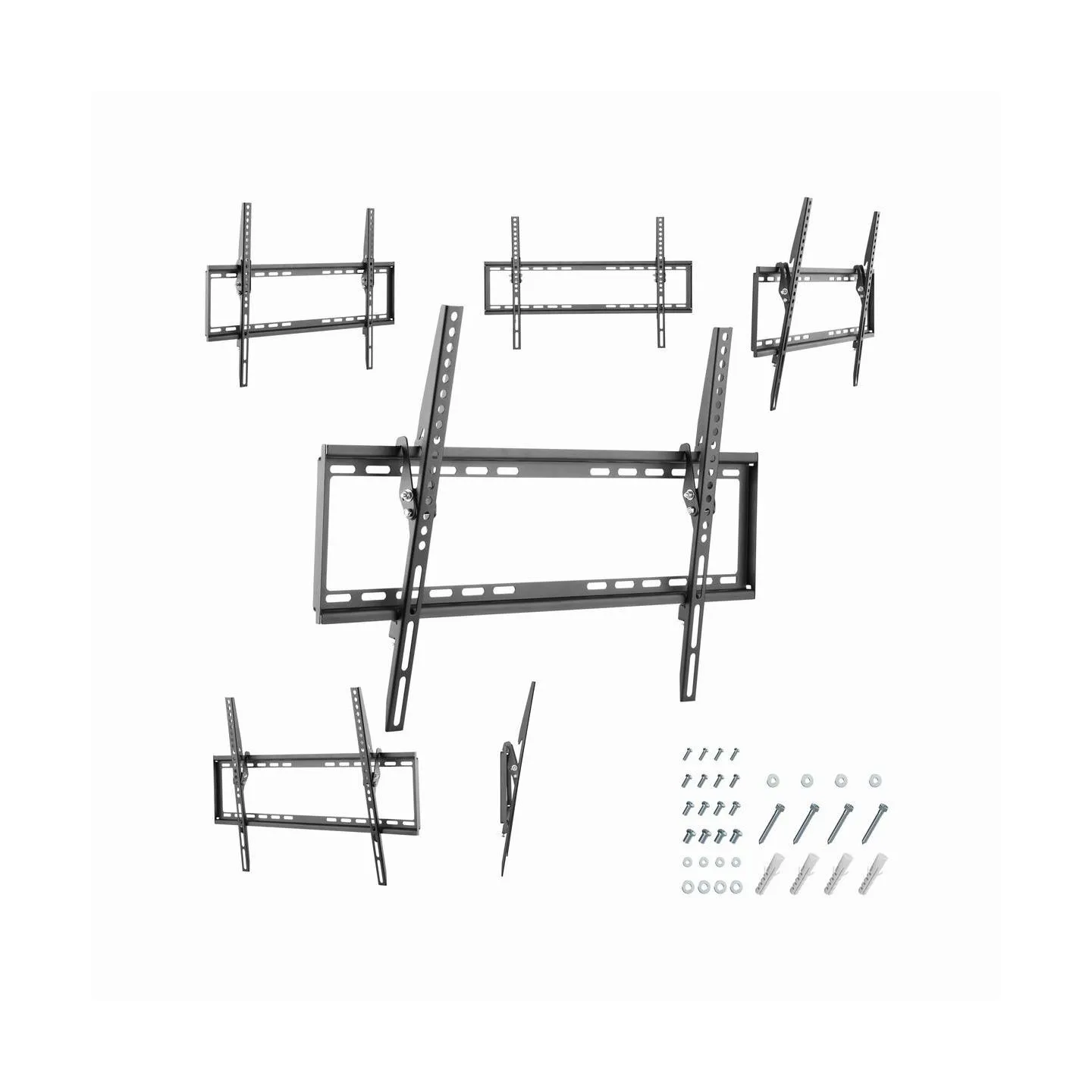 Gembird | Wall mount | WM-70T-03 | Tilt | 37-70 " | Black