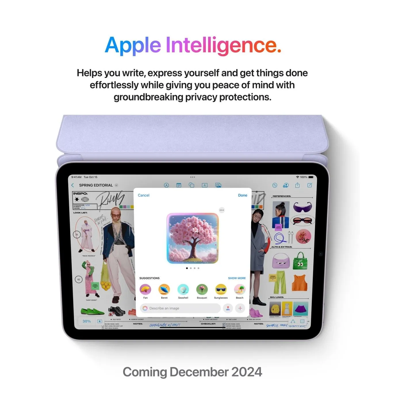 Apple | iPad mini | 8.3 " | Space Gray | IPS | 2266 x 1488 pixels | Apple A17 Pro | 128 GB | Wi-Fi | Front camera | 12 MP | Rear