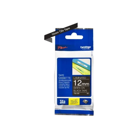 Brother TZE335 tape white/black 12mm 8m