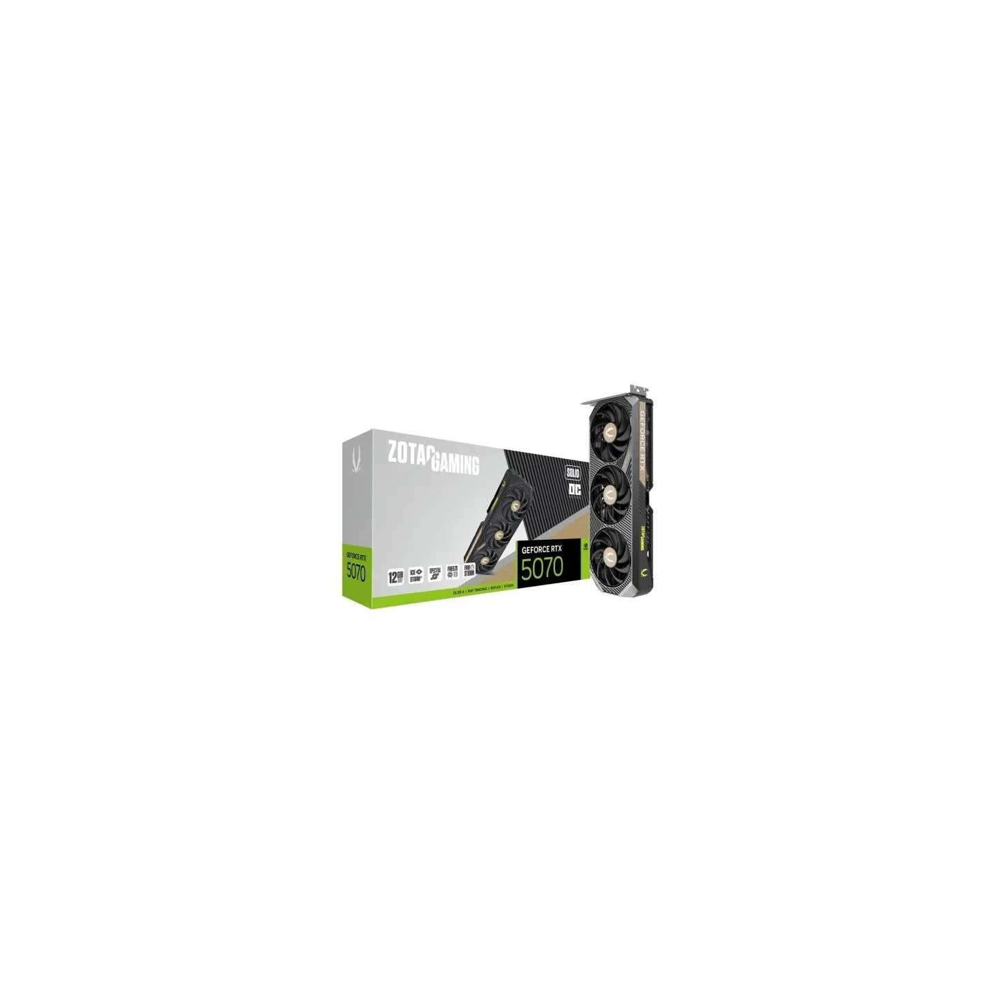 Zotac Graphics card GeForce RTX 5070 SOLID OC 12GB GDDR7 192bit 3DP/HDMI