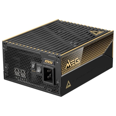 MSI Power Supply|MSI|MEG AI1600T PCIE5|ATX 3.1|1600 Watts|Efficiency 80 PLUS TITANIUM|MEGAI1600TPCIE5