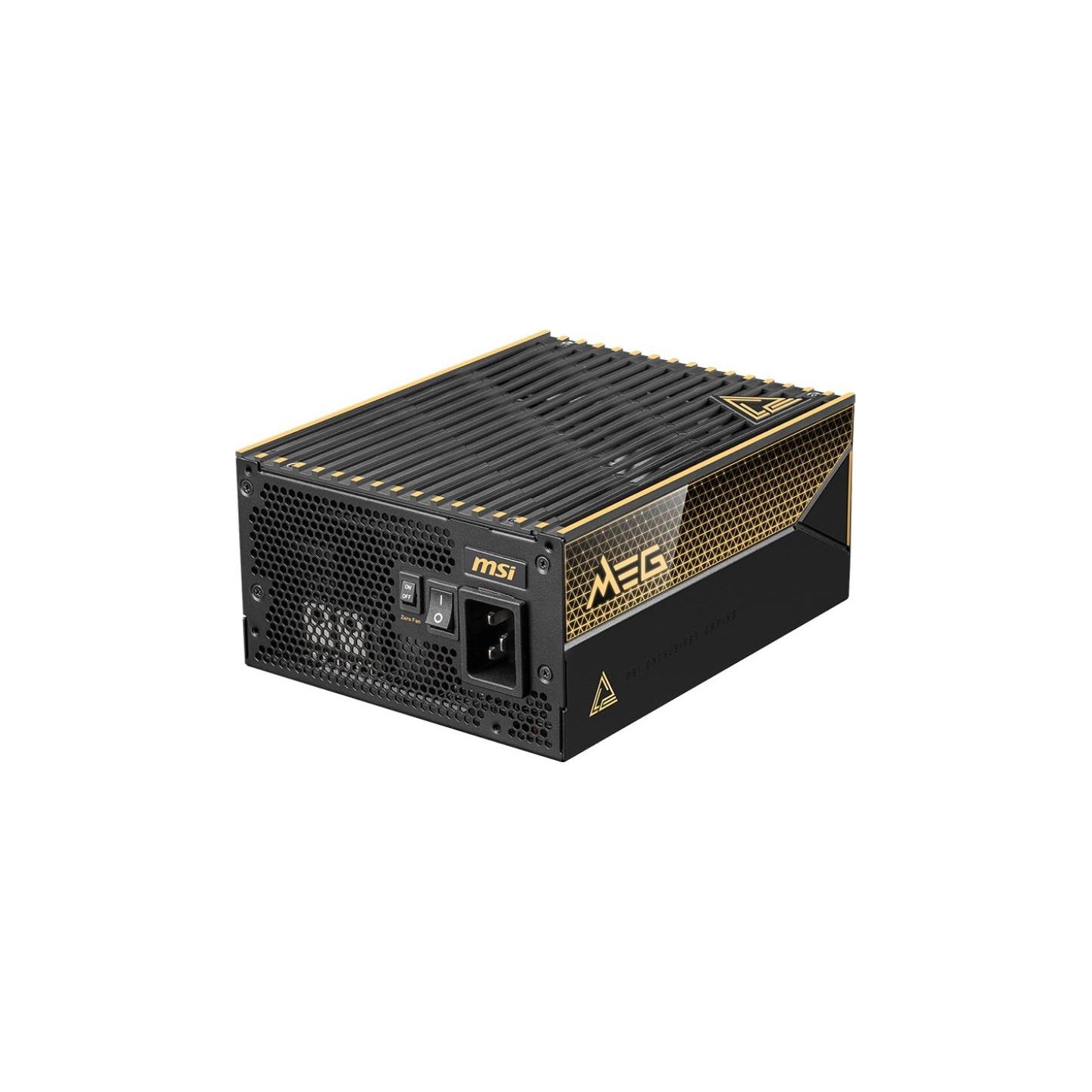 MSI Power Supply|MSI|MEG AI1600T PCIE5|ATX 3.1|1600 Watts|Efficiency 80 PLUS TITANIUM|MEGAI1600TPCIE5