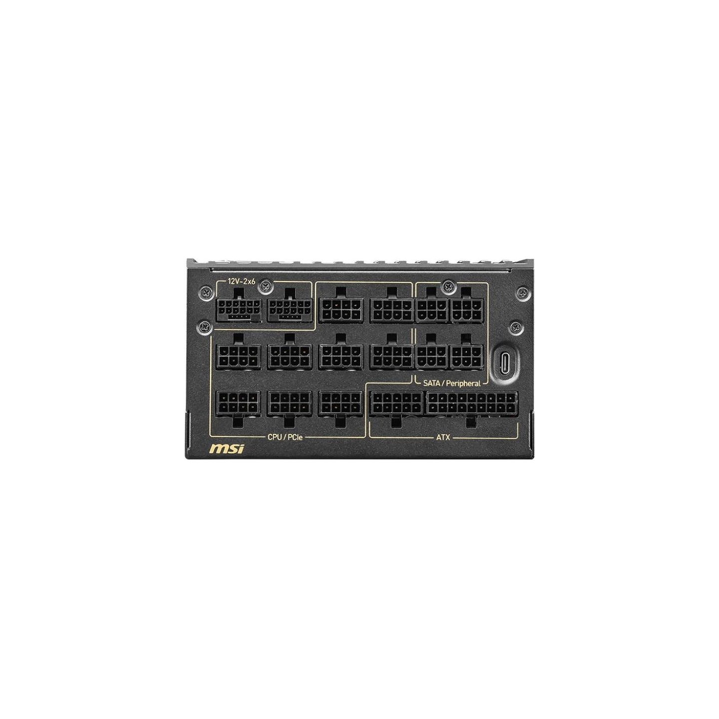 MSI Power Supply|MSI|MEG AI1600T PCIE5|ATX 3.1|1600 Watts|Efficiency 80 PLUS TITANIUM|MEGAI1600TPCIE5