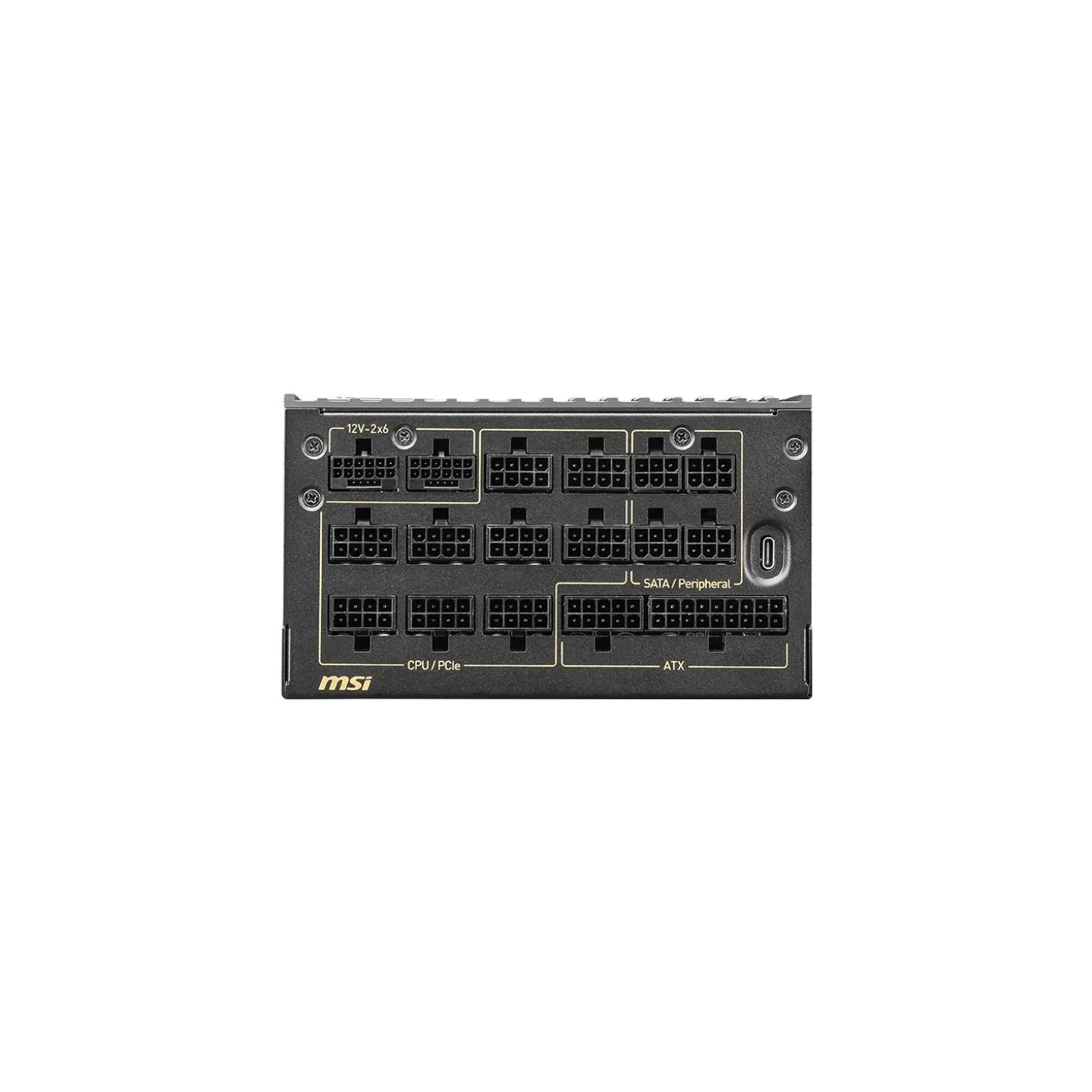 MSI Power Supply|MSI|MEG AI1600T PCIE5|ATX 3.1|1600 Watts|Efficiency 80 PLUS TITANIUM|MEGAI1600TPCIE5