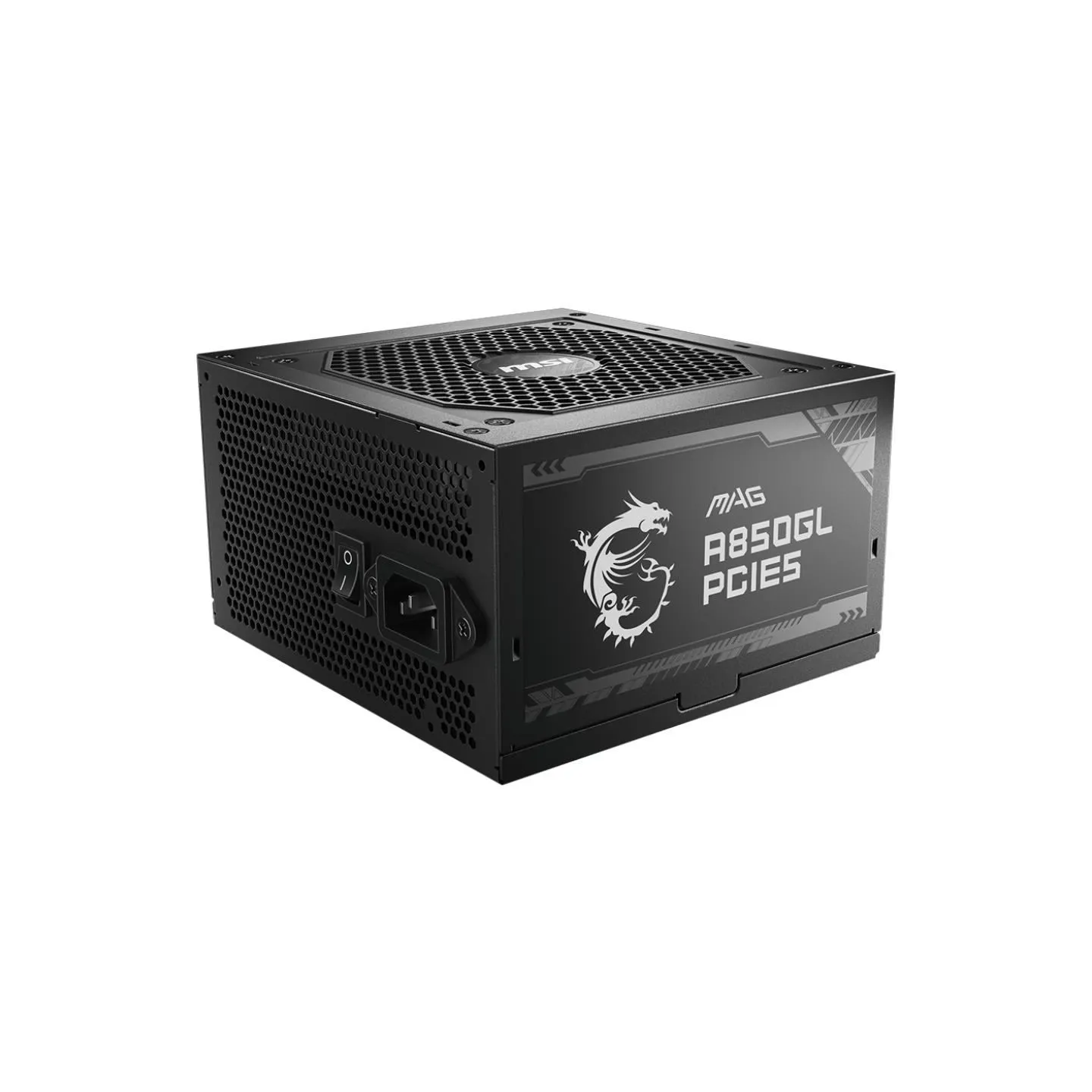 MSI Power Supply|MSI|850 Watts|Efficiency 80 PLUS GOLD|PFC Active|MAGA850GLPCIE5