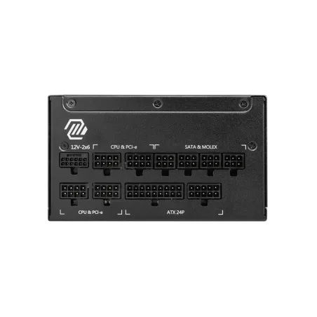 MSI Power Supply|MSI|MAG A1000GL PCIE5 II|ATX 3.1|1000 Watts|Efficiency 80 PLUS GOLD|PFC Active|MAGA1000GLPCIE5II