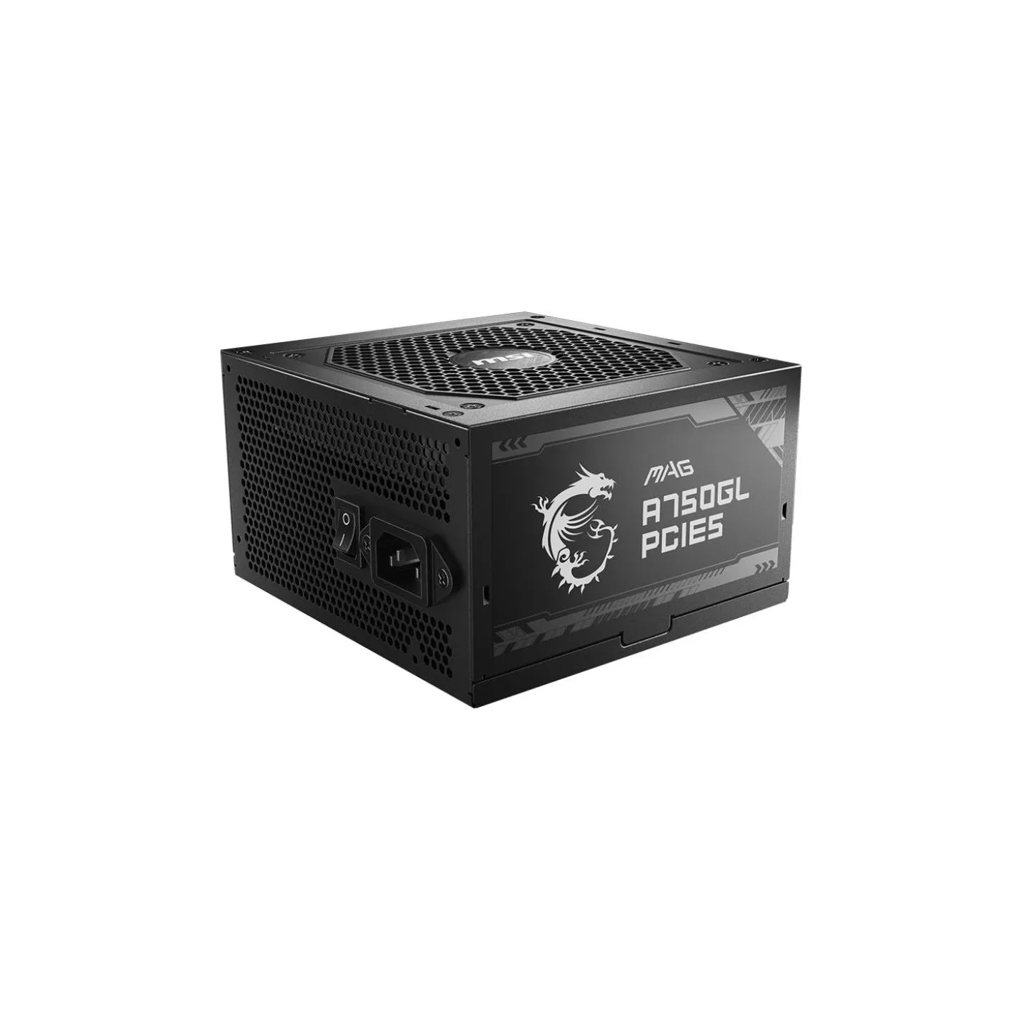 MSI Power Supply|MSI|750 Watts|Efficiency 80 PLUS GOLD|PFC Active|MAGA750GLPCIE5