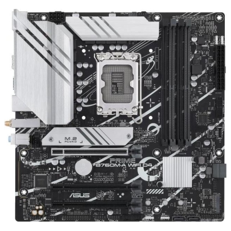 Asus Mainboard|ASUS|Intel B760 Express|LGA1700|Micro-ATX|Memory DDR4|Memory slots 4|3xPCI-Express 4.0 16x|2xM.2|2xHDMI|1xDisplay
