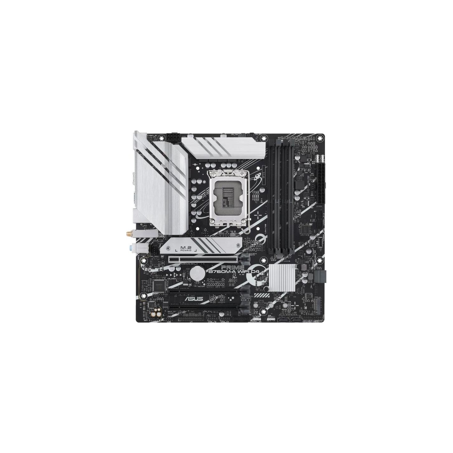 Asus Mainboard|ASUS|Intel B760 Express|LGA1700|Micro-ATX|Memory DDR4|Memory slots 4|3xPCI-Express 4.0 16x|2xM.2|2xHDMI|1xDisplay