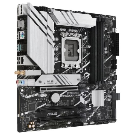Asus Mainboard|ASUS|Intel B760 Express|LGA1700|Micro-ATX|Memory DDR4|Memory slots 4|3xPCI-Express 4.0 16x|2xM.2|2xHDMI|1xDisplay