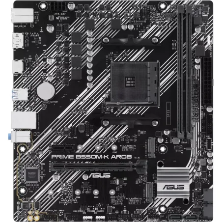 Asus Mainboard|ASUS|AMD B550|SAM4|Micro-ATX|Memory DDR4|Memory slots 2|1xPCI-Express 3.0 1x|1xPCI-Express 3.0 16x|1xPCI-Express 