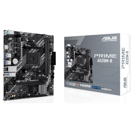 Asus Mainboard|ASUS|AMD A520|SAM4|Micro-ATX|Memory DDR4|Memory slots 2|1xPCI-Express 3.0 1x|1xPCI-Express 3.0 16x|1xM.2|1xHDMI|2