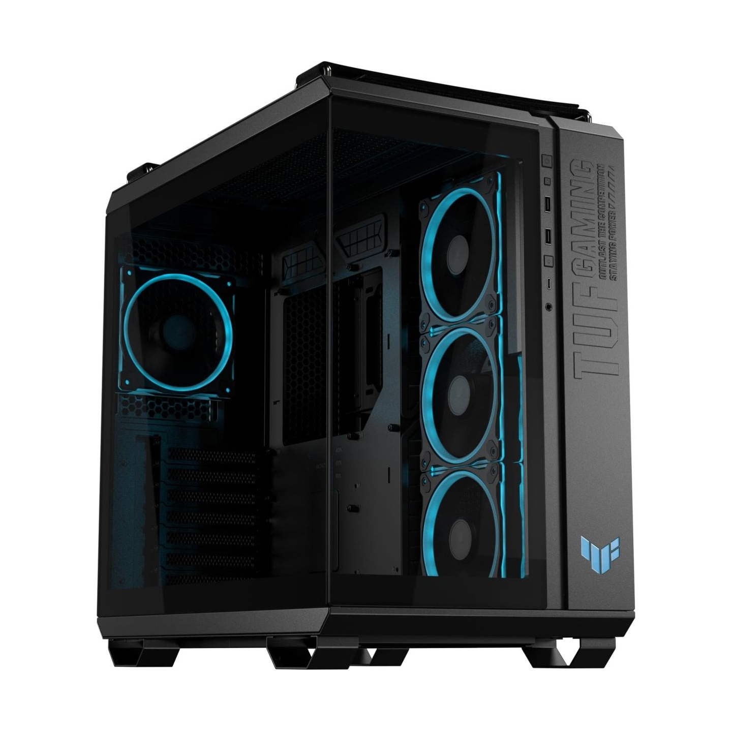 Asus Case|ASUS|TUF Gaming GT502 Horizon|MidiTower|Case product features Transparent panel|Not included|ATX|MicroATX|MiniITX|Colo