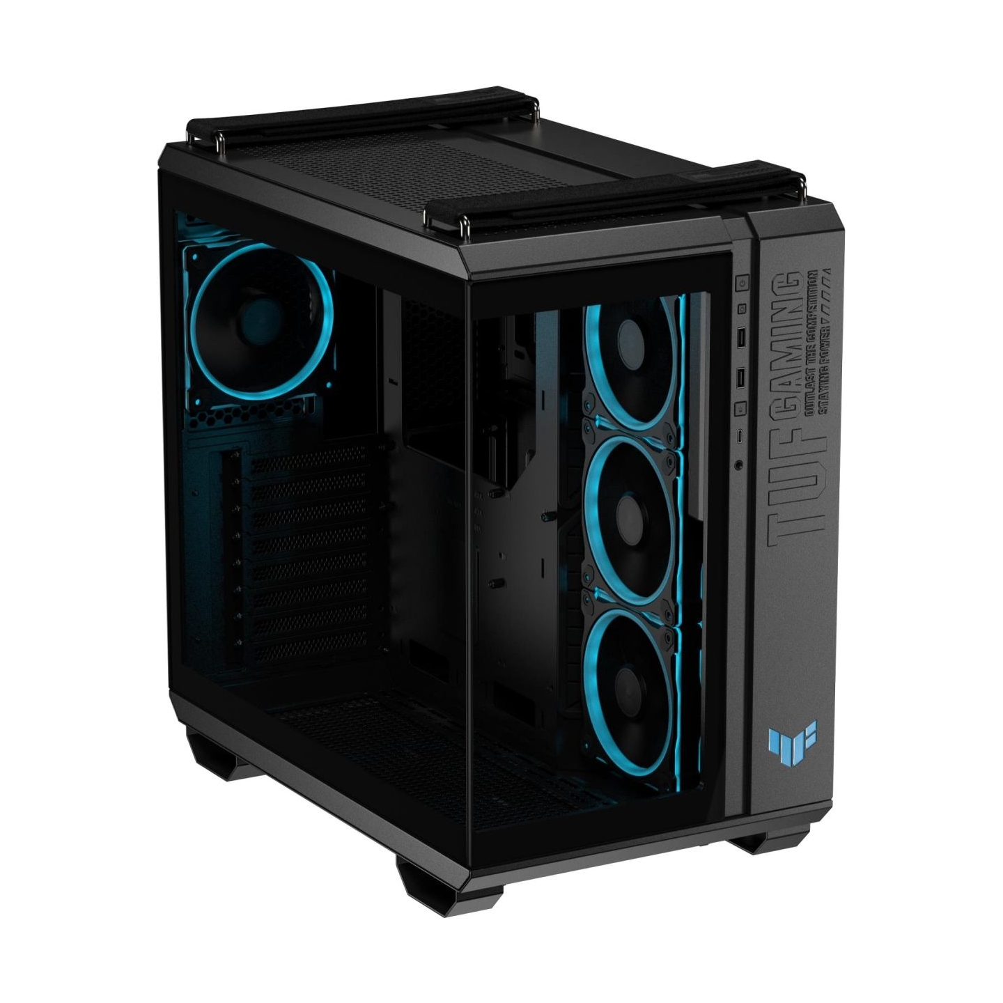 Asus Case|ASUS|TUF Gaming GT502 Horizon|MidiTower|Case product features Transparent panel|Not included|ATX|MicroATX|MiniITX|Colo