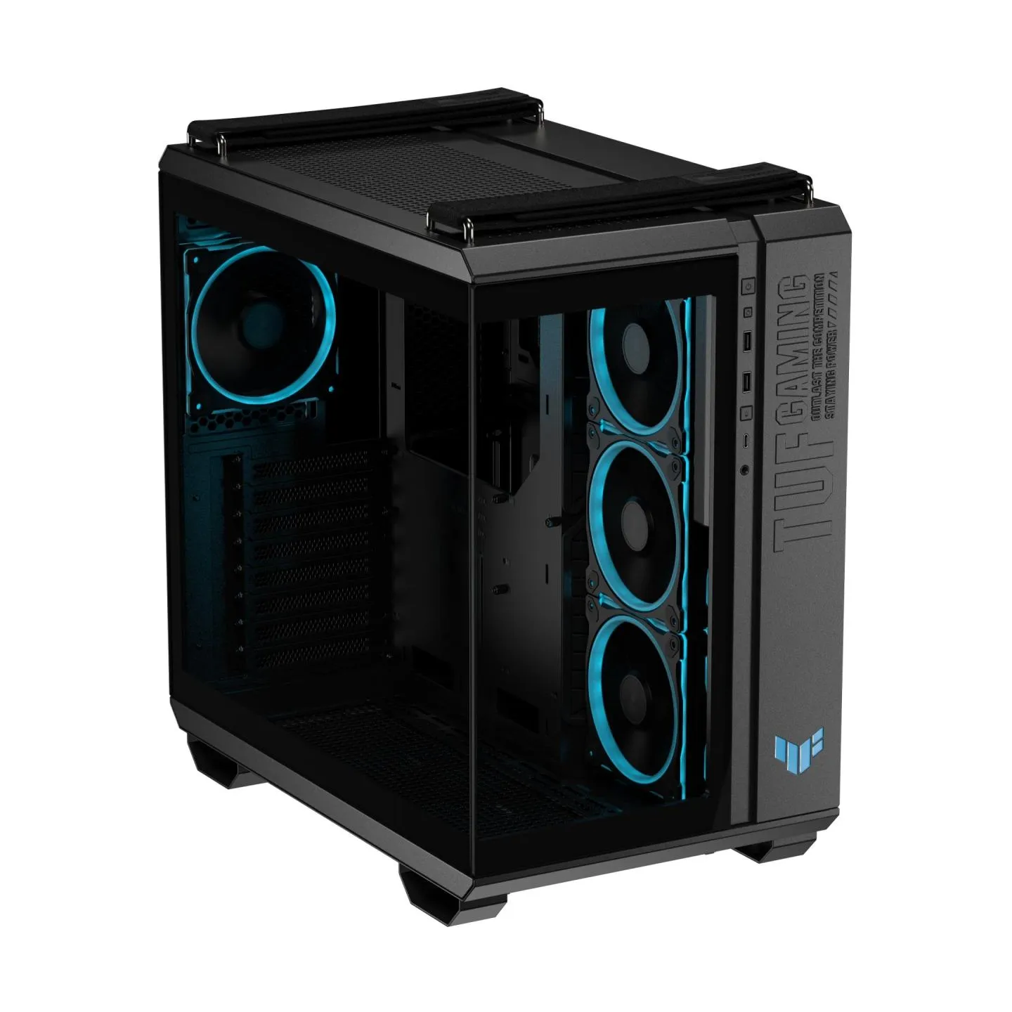 Asus Case|ASUS|TUF Gaming GT502 Horizon|MidiTower|Case product features Transparent panel|Not included|ATX|MicroATX|MiniITX|Colo