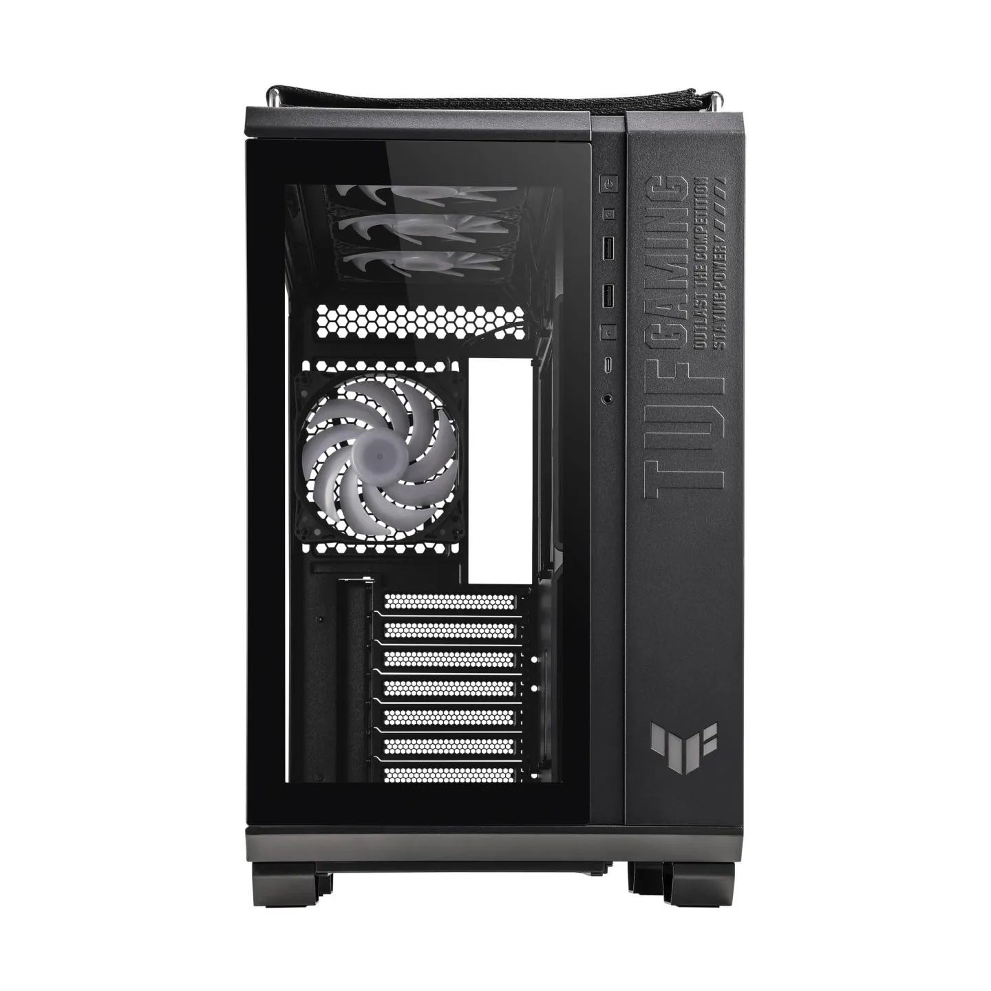 Asus Case|ASUS|GT502 PLUS|MidiTower|Not included|ATX|MicroATX|MiniITX|Colour Black|GT502PLUS/BLK/TG/TUFGAM
