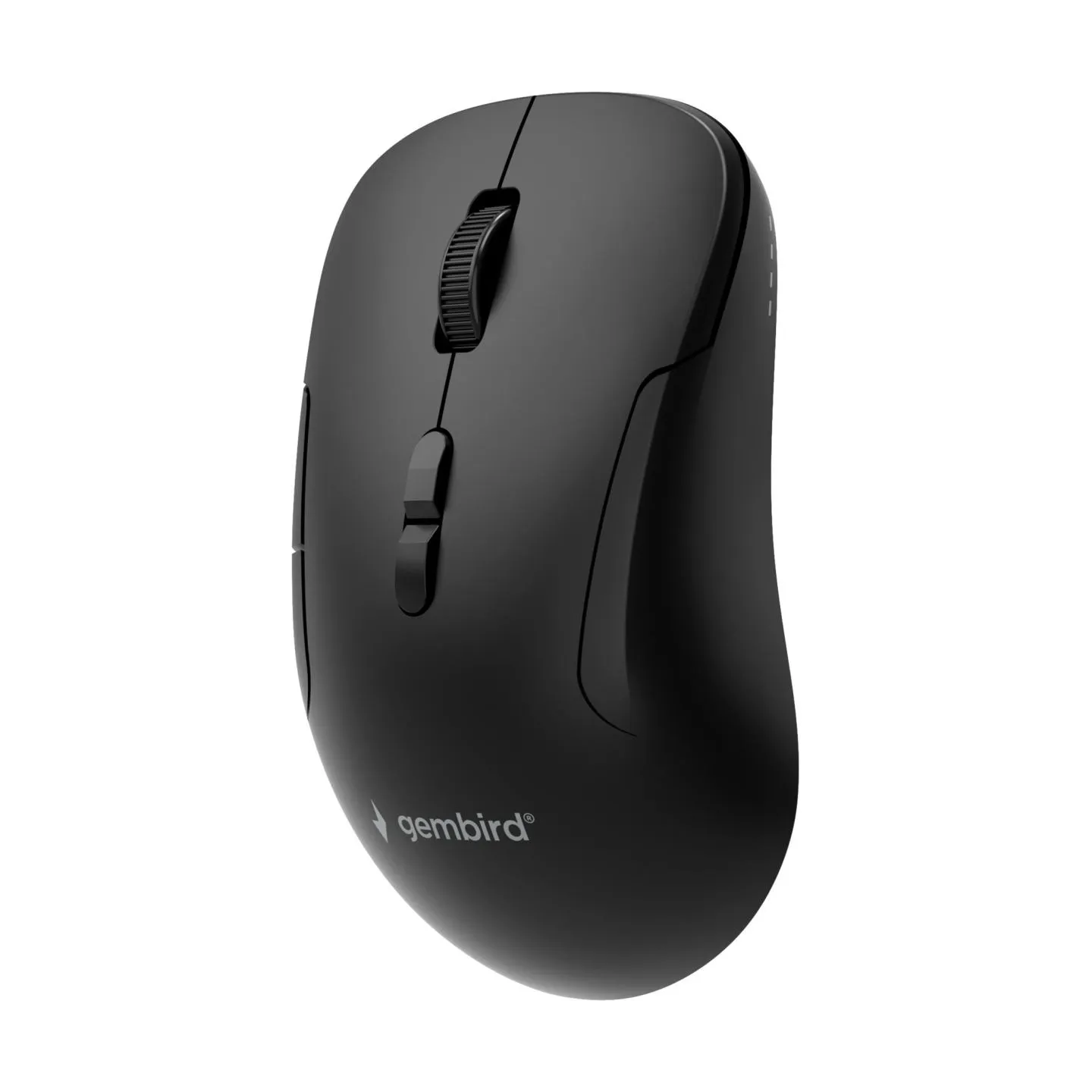 Gembird MUSW2-7B-01 Dual-mode 7-button wireless mouse, black | Gembird