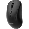 Gembird MUSW2-7B-01 Dual-mode 7-button wireless mouse, black | Gembird