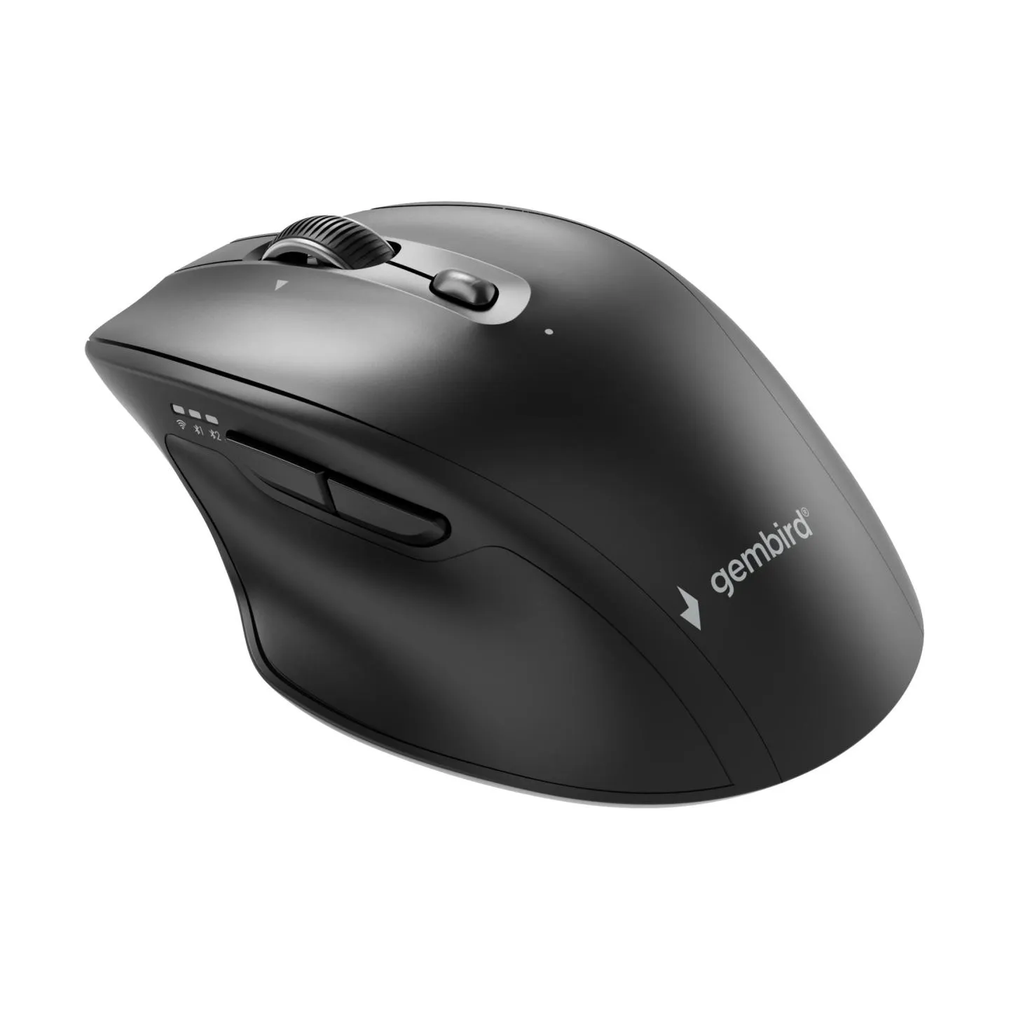 Gembird MUSW2-6B-02 Dual-mode 6-button wireless mouse, black | Gembird