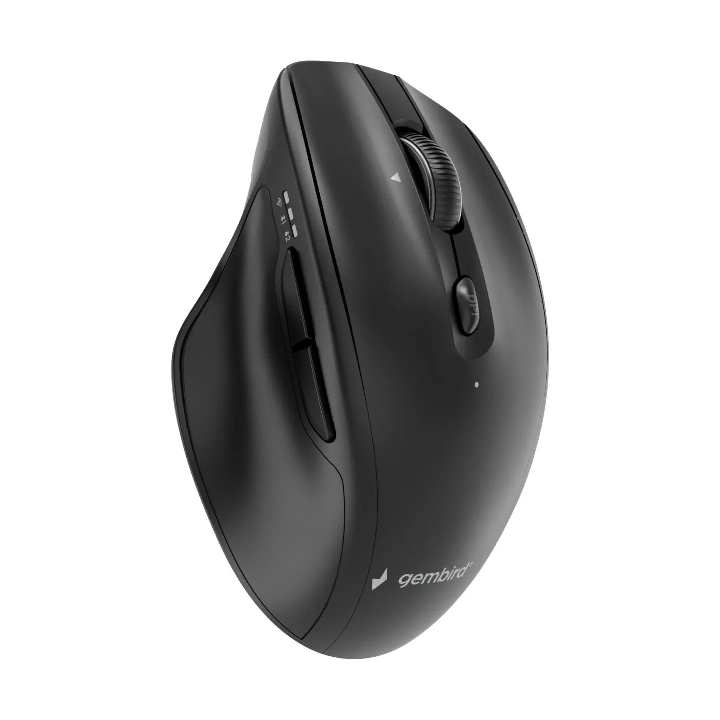 Gembird MUSW2-6B-02 Dual-mode 6-button wireless mouse, black | Gembird