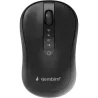 Gembird MUSW2-4B-01 Dual-mode 4-button wireless mouse, black | Gembird