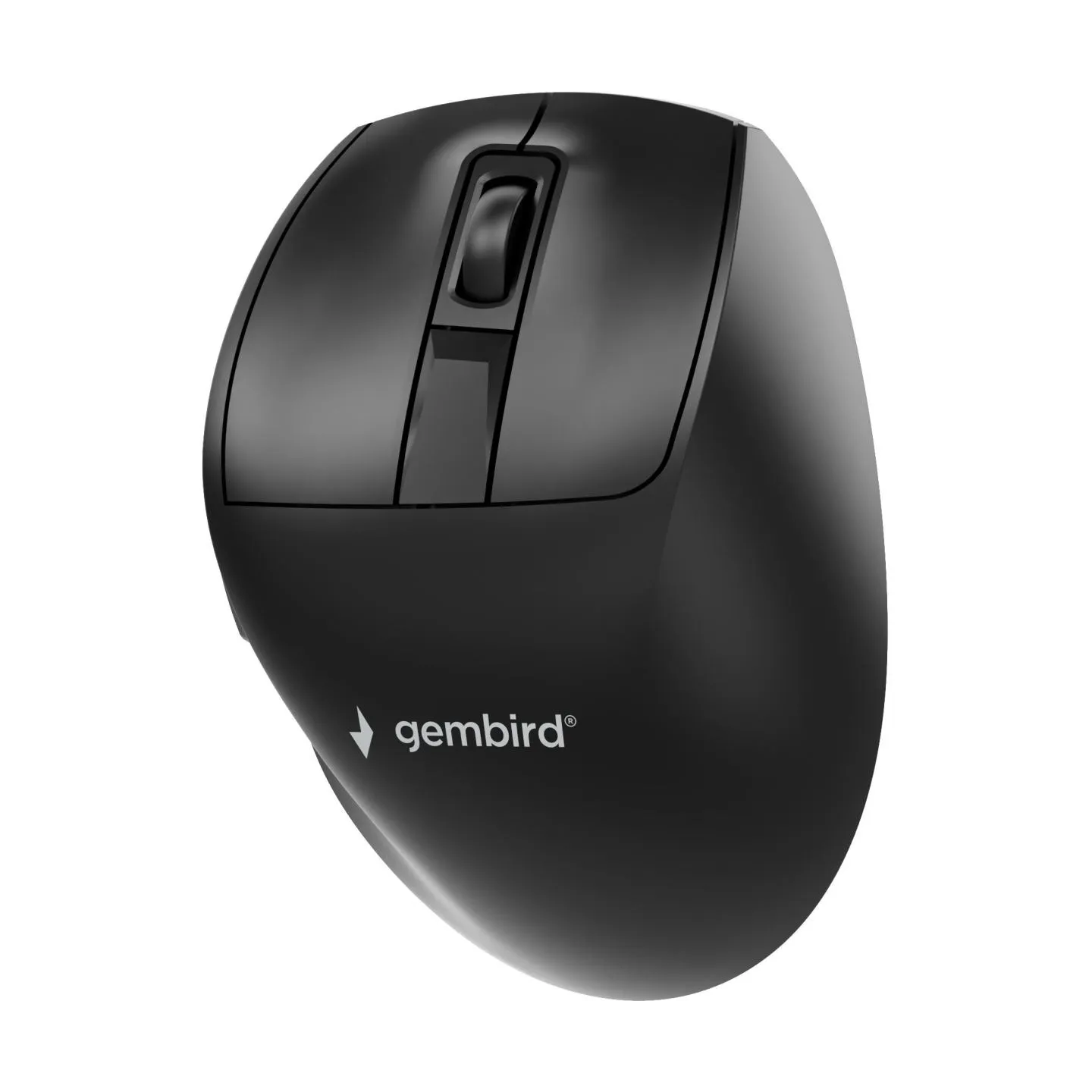 Gembird MUSW3-9B-01 Triple-mode 9-button wireless ergonomic mouse, black | Gembird