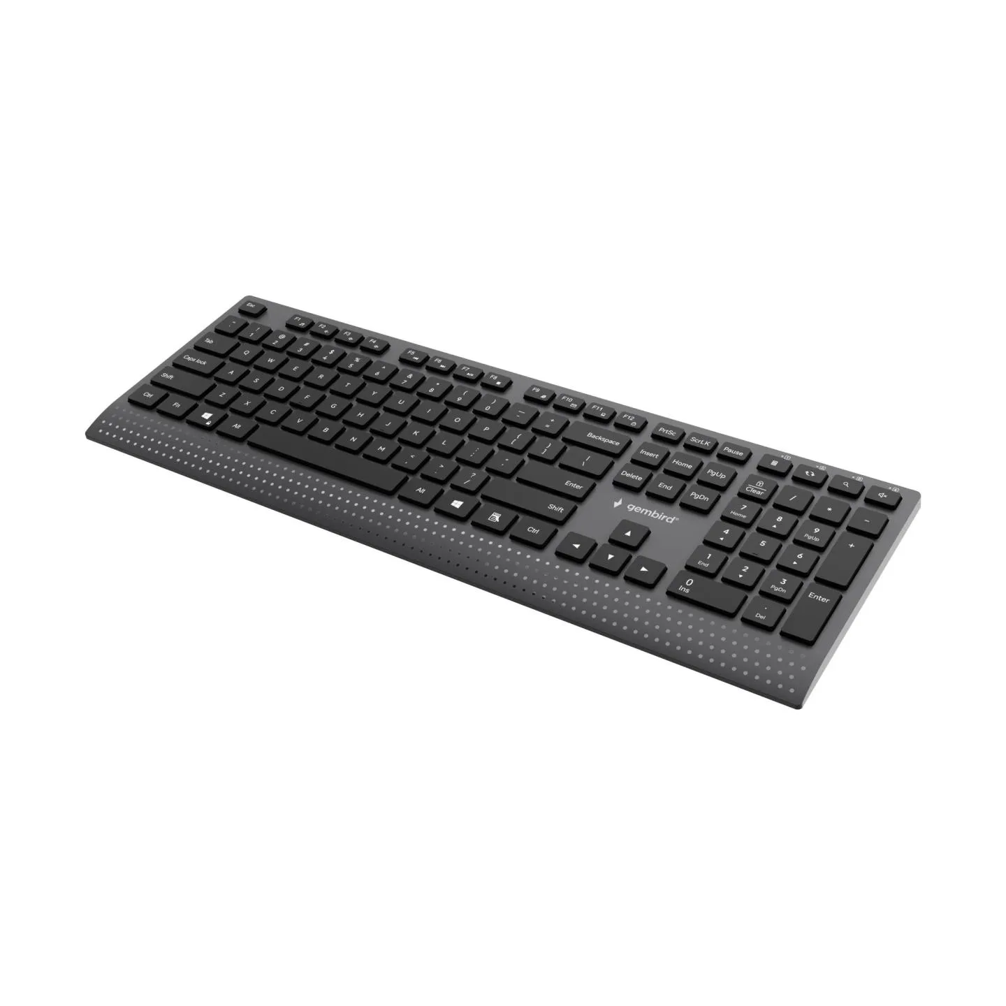 Gembird KEYBOARD MULTIMEDIA USB ENG/BLACK KB-MCH-06 GEMBIRD