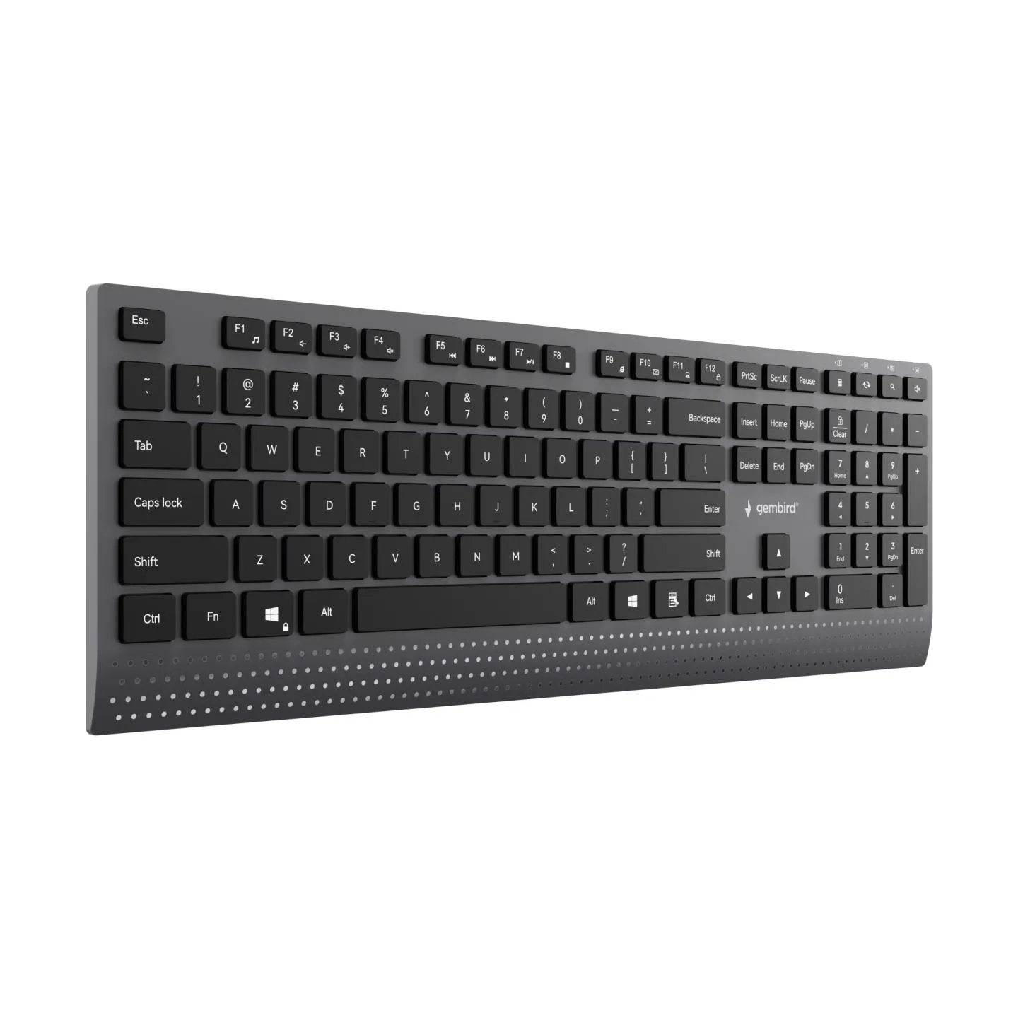 Gembird KEYBOARD MULTIMEDIA USB ENG/BLACK KB-MCH-06 GEMBIRD