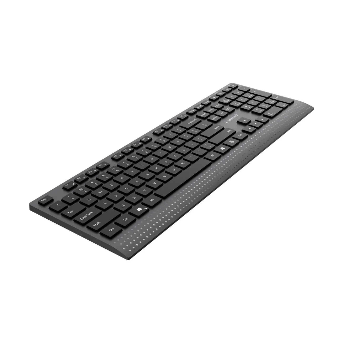 Gembird KB-MCH-06 Slim wired multimedia keyboard with Type-C adapter, US layout | Gembird