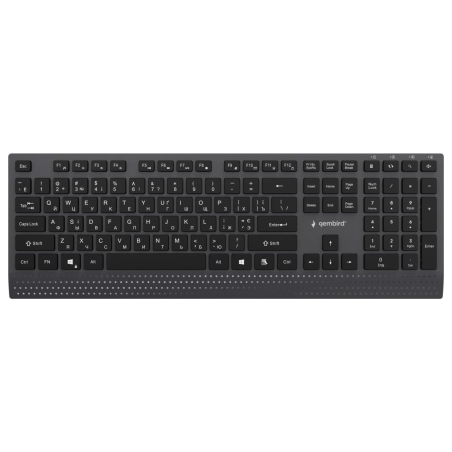 Gembird KEYBOARD MULTIMEDIA USB CYRILL/BLACK KB-MCH-06-CYRL GEMBIRD