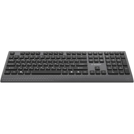 Gembird KEYBOARD MULTIMEDIA USB CYRILL/BLACK KB-MCH-06-CYRL GEMBIRD