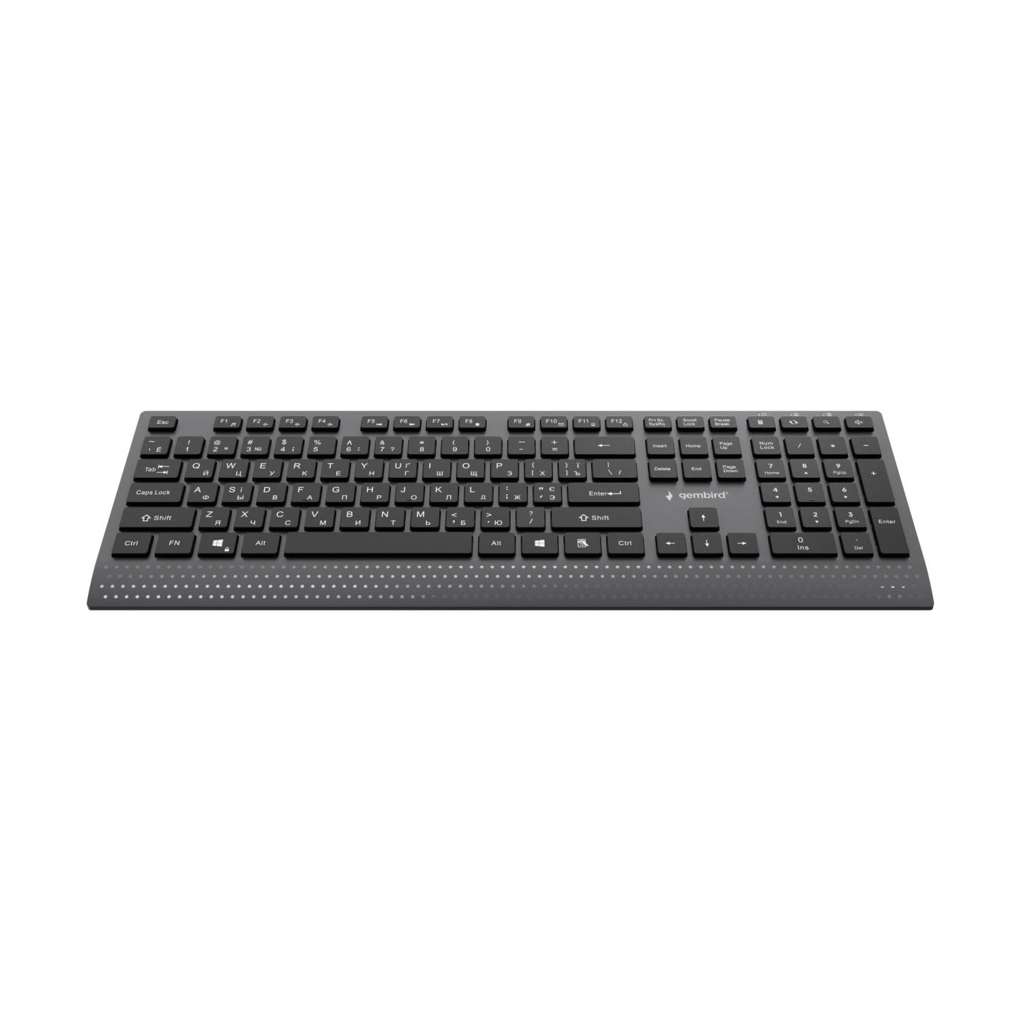 Gembird KEYBOARD MULTIMEDIA USB CYRILL/BLACK KB-MCH-06-CYRL GEMBIRD
