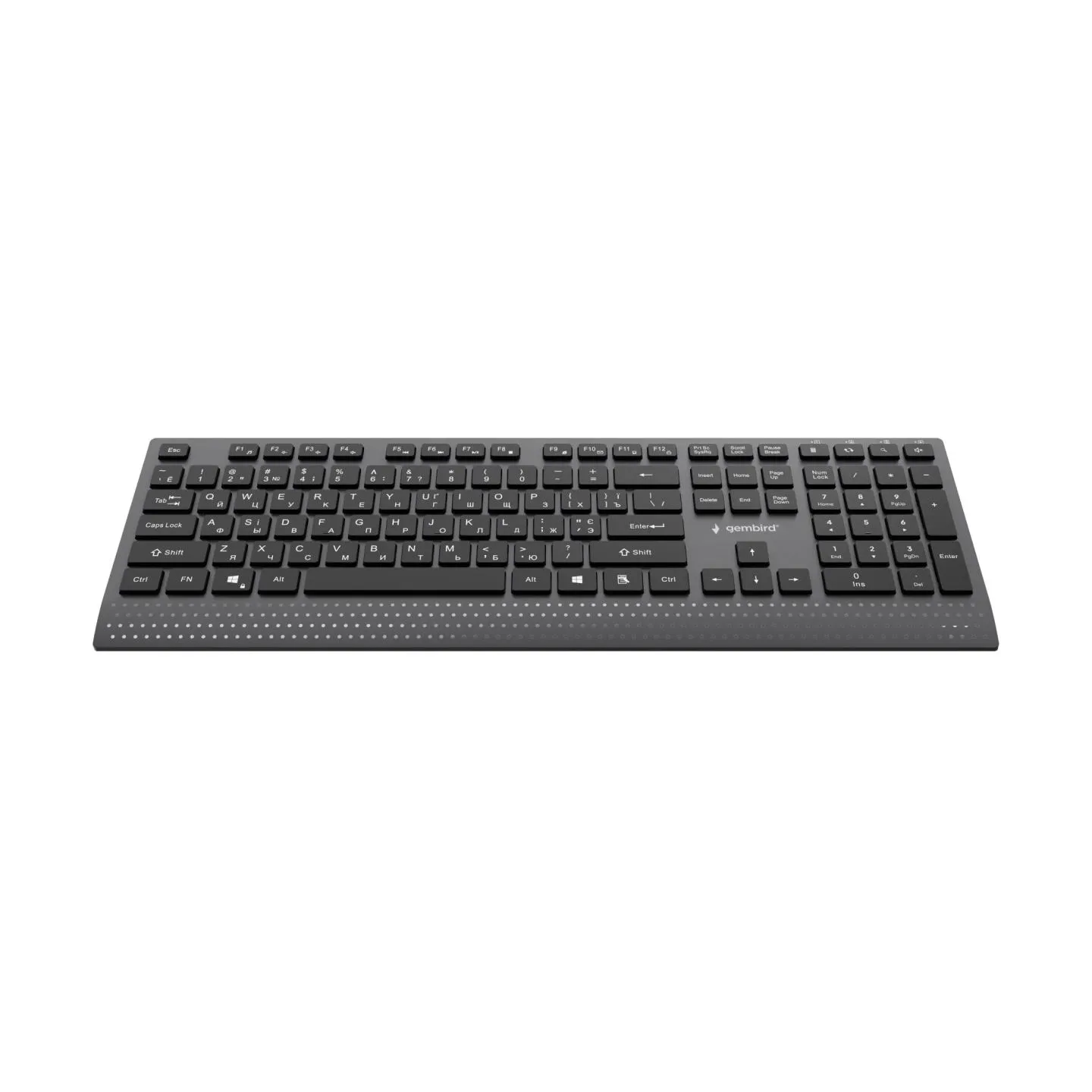 Gembird KEYBOARD MULTIMEDIA USB CYRILL/BLACK KB-MCH-06-CYRL GEMBIRD