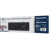 Gembird KEYBOARD MULTIMEDIA USB CYRILL/BLACK KB-MCH-06-CYRL GEMBIRD