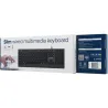 Gembird KEYBOARD MULTIMEDIA USB CYRILL/BLACK KB-MCH-06-CYRL GEMBIRD