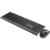 Gembird KBS-WPS-02 Dual-mode slim wireless desktop set, 2.4G+BT, US layout | Gembird