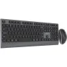 Gembird KBS-WPS-02 Dual-mode slim wireless desktop set, 2.4G+BT, US layout | Gembird