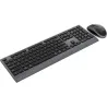 Gembird KBS-WPS-02 Dual-mode slim wireless desktop set, 2.4G+BT, US layout | Gembird
