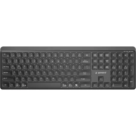 Gembird KB-WPS-03 Dual-mode pro-business slim wireless keyboard, 2.4G+BT, US layout | Gembird