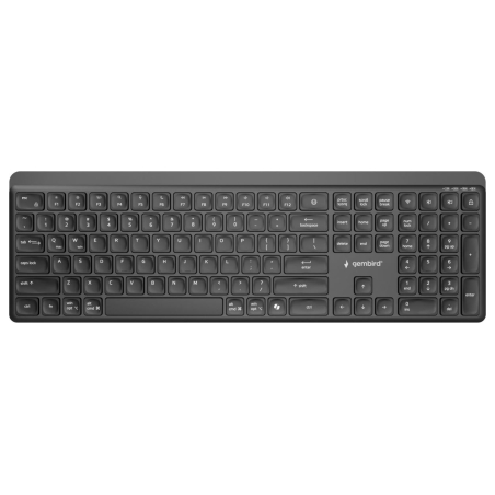 Gembird KB-WPS-03 | Keyboard | Wireless | US | Bluetooth | Black