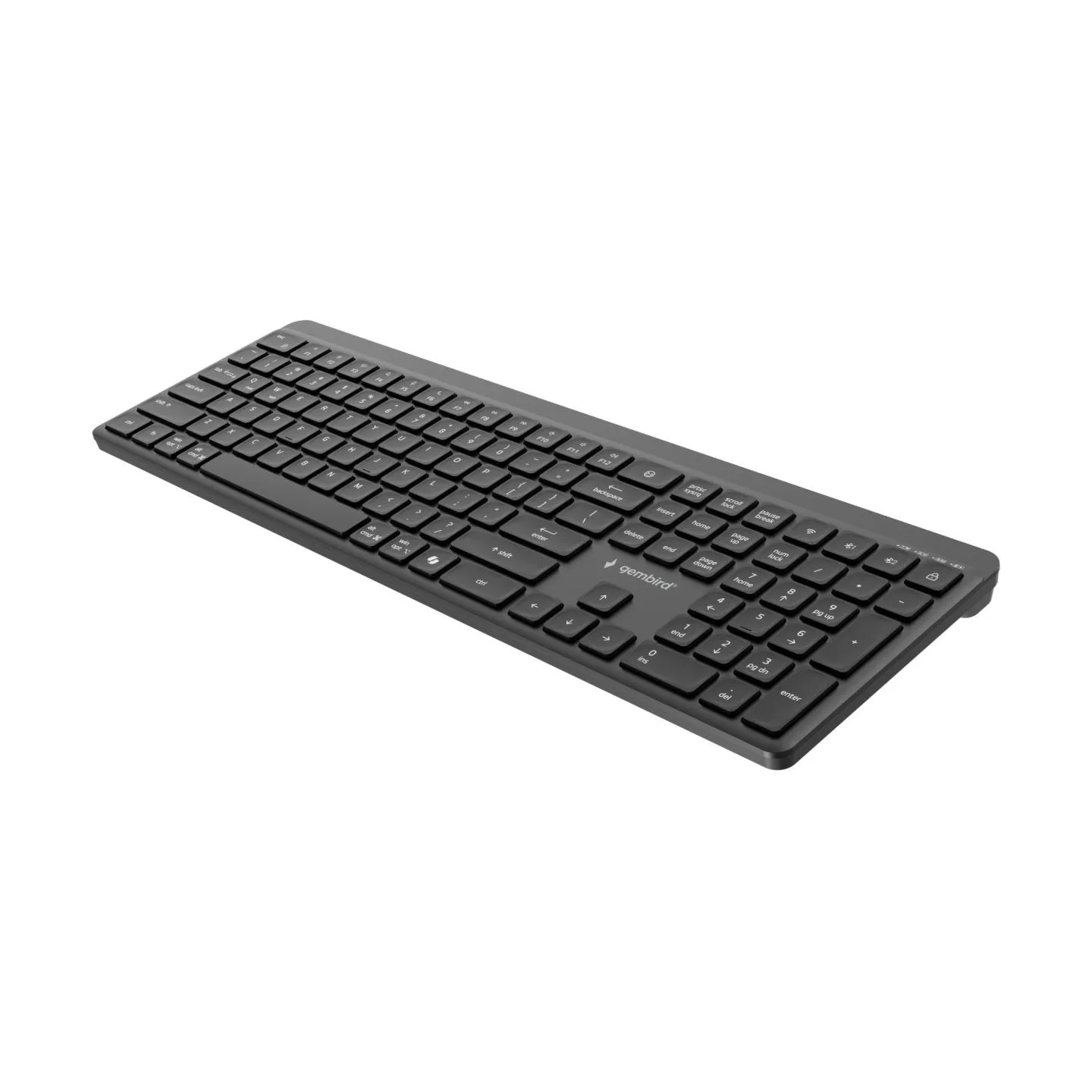 Gembird KEYBOARD WRL SLIM 2.4G+BT US/KB-WPS-03 GEMBIRD